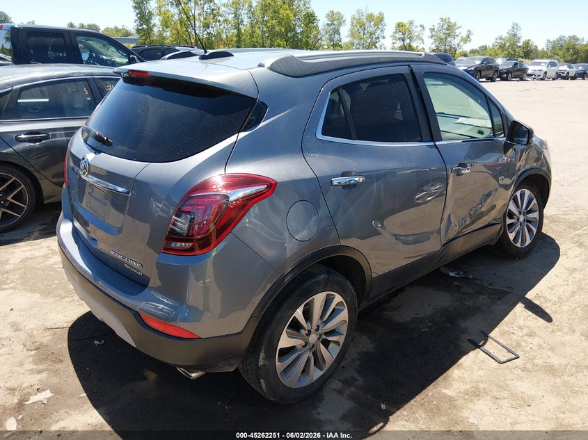 2019 Buick Encore VIN KL4CJASBXKB937082 IAAI salvage auction — SIDE, Salvage Title, sold $2,100 on 2026-07-21 (photo 4)