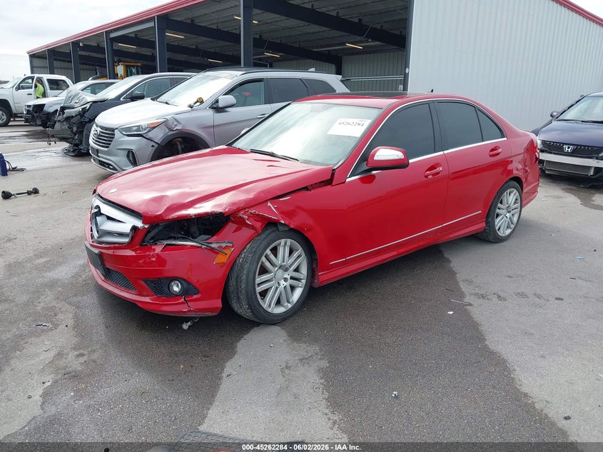 2009 Mercedes-benz C class VIN WDDGF81X09R063802 IAAI salvage auction — LEFT SIDE, Certificate Of Title (Nebraska), sold $650 on 2026-07-09 (photo 2)