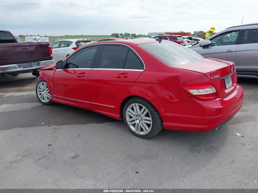 2009 Mercedes-benz C class VIN WDDGF81X09R063802 IAAI salvage auction — LEFT SIDE, Certificate Of Title (Nebraska), sold $650 on 2026-07-09 (photo 3)
