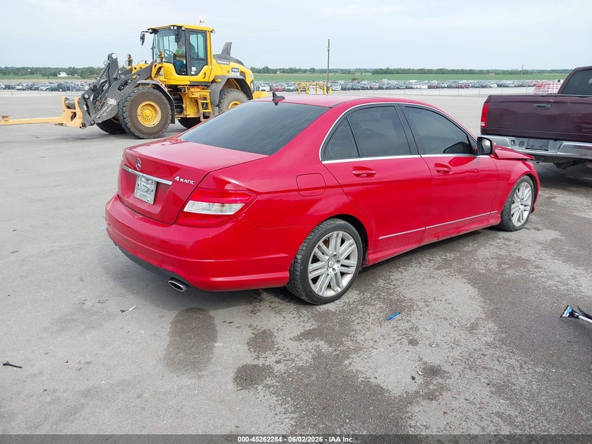 2009 Mercedes-benz C class VIN WDDGF81X09R063802 IAAI salvage auction — LEFT SIDE, Certificate Of Title (Nebraska), sold $650 on 2026-07-09 (photo 4)