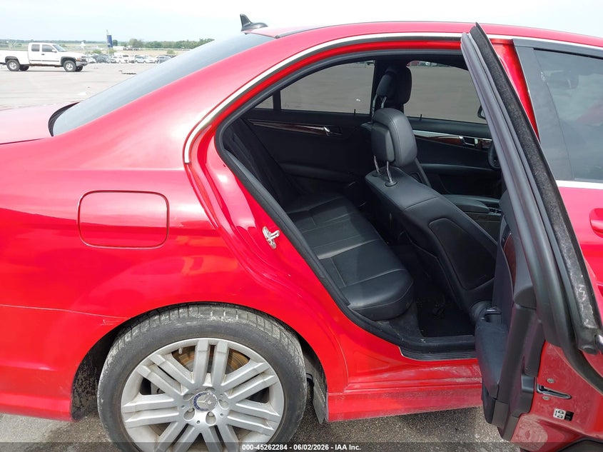 2009 Mercedes-benz C class VIN WDDGF81X09R063802 IAAI salvage auction — LEFT SIDE, Certificate Of Title (Nebraska), sold $650 on 2026-07-09 (photo 8)