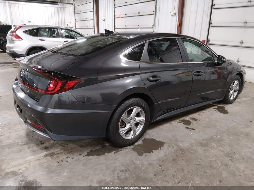 2022 Hyundai Sonata VIN 5NPEG4JA8NH135107 IAAI salvage auction — HAIL, Salvage Title, sold $6,525 on 2026-07-21 (photo 4)