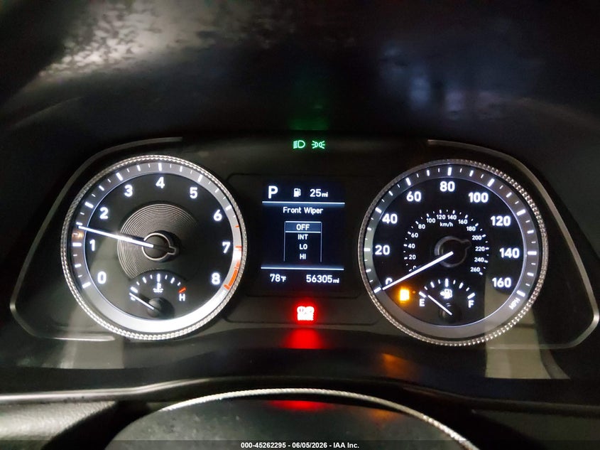 2022 Hyundai Sonata VIN 5NPEG4JA8NH135107 IAAI salvage auction — HAIL, Salvage Title, sold $6,525 on 2026-07-21 (photo 7)