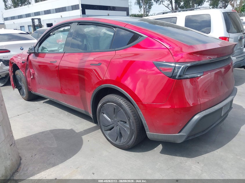 2026 Tesla Model y VIN 7SAYGDED2TA446898 IAAI salvage auction — LEFT FRONT, Salvage Title, sold $17,200 on 2026-07-15 (photo 3)