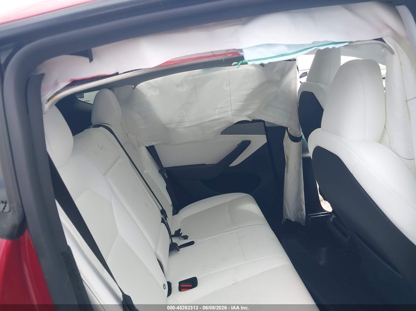 2026 Tesla Model y VIN 7SAYGDED2TA446898 IAAI salvage auction — LEFT FRONT, Salvage Title, sold $17,200 on 2026-07-15 (photo 8)