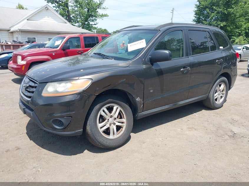 2011 Hyundai Santa fe VIN 5XYZG3AB9BG076141 IAAI salvage auction — LEFT FRONT, Salvage - Greater Than 75% (Maryland), sold $850 on 2026-07-09 (photo 2)