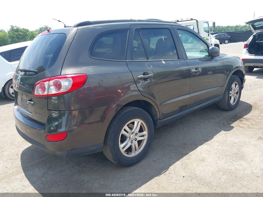 2011 Hyundai Santa fe VIN 5XYZG3AB9BG076141 IAAI salvage auction — LEFT FRONT, Salvage - Greater Than 75% (Maryland), sold $850 on 2026-07-09 (photo 4)