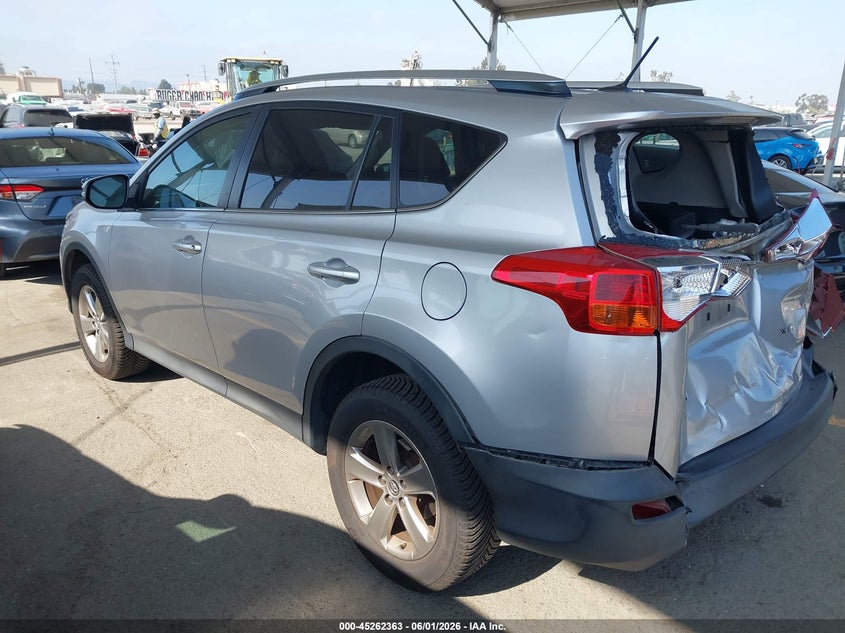 2015 Toyota Rav 4 VIN JTMWFREV5FJ056729 IAAI salvage auction — REAR END, Salvage Title, sold $2,850 on 2026-07-22 (photo 3)