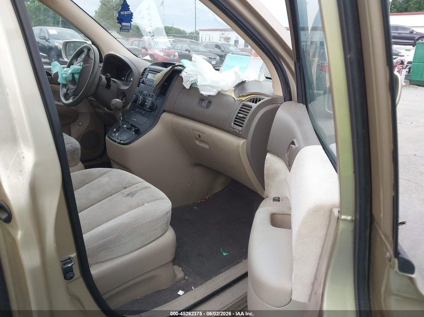 2008 Kia SEDONA VIN KNDMB233286255335 IAAI salvage auction — FRONT & REAR, Salvage (North Carolina), sold $500 on 2026-07-20 (photo 5)