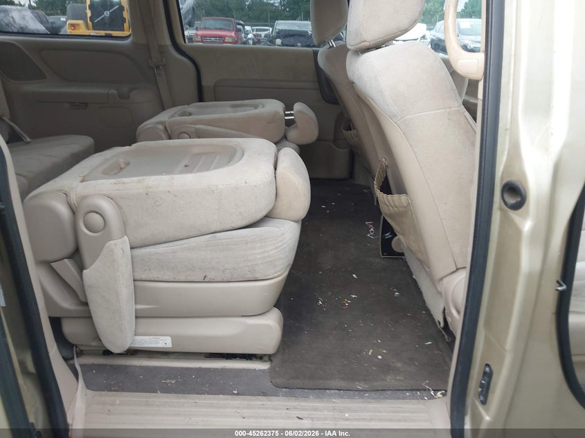 2008 Kia SEDONA VIN KNDMB233286255335 IAAI salvage auction — FRONT & REAR, Salvage (North Carolina), sold $500 on 2026-07-20 (photo 8)