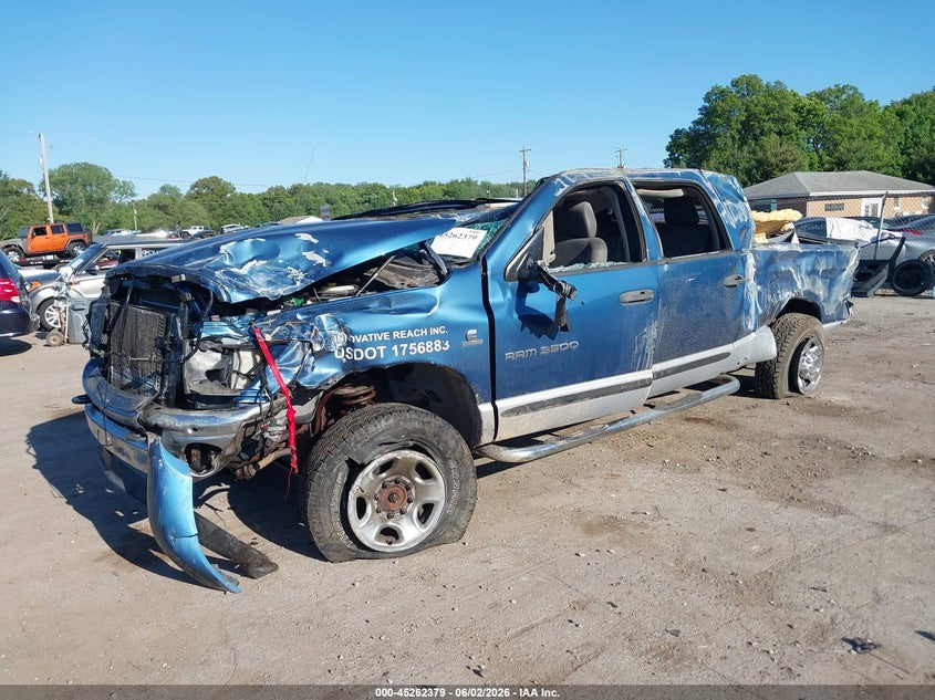 2006 Dodge Ram 3500 VIN 3D3LX39C36G139283 IAAI salvage auction — ROLLOVER, Junking Certificate (Iowa), sold $25 on 2026-08-01 (photo 2)