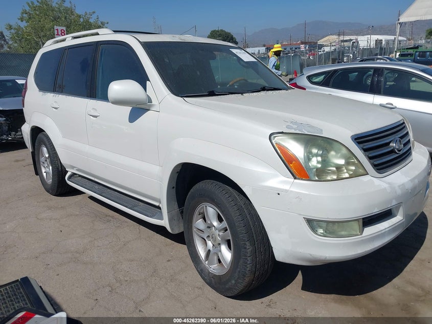 2006 Lexus Gx 470 VIN JTJBT20X360096575 IAAI salvage auction — REAR END, Salvage (California), sold $2,250 on 2026-07-16 (photo 1)