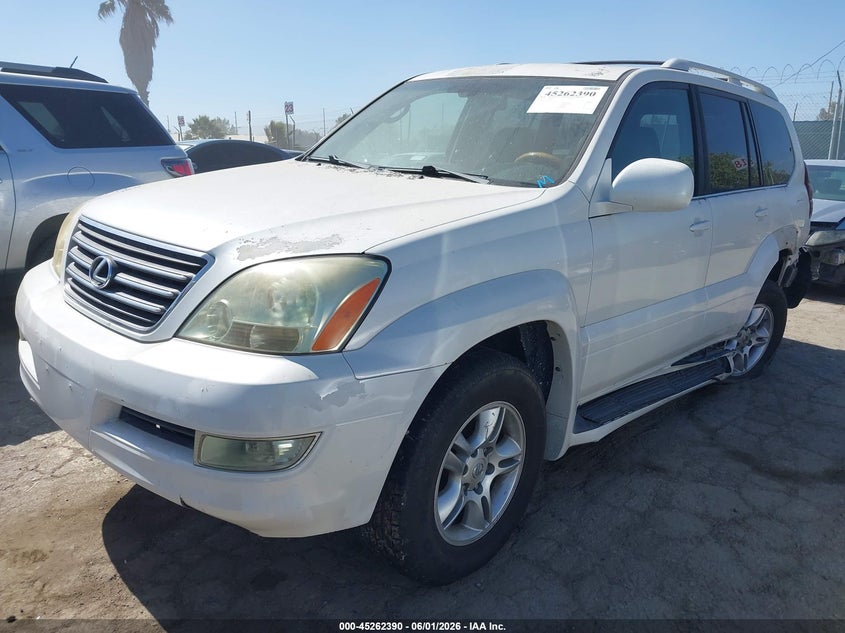 2006 Lexus Gx 470 VIN JTJBT20X360096575 IAAI salvage auction — REAR END, Salvage (California), sold $2,250 on 2026-07-16 (photo 2)