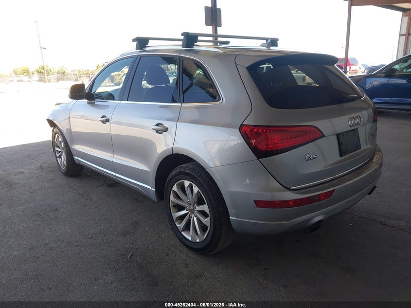2015 Audi Q5 VIN WA1CFAFP9FA015907 IAAI salvage auction — FRONT END, Salvage Title, sold $1,800 on 2026-07-09 (photo 3)