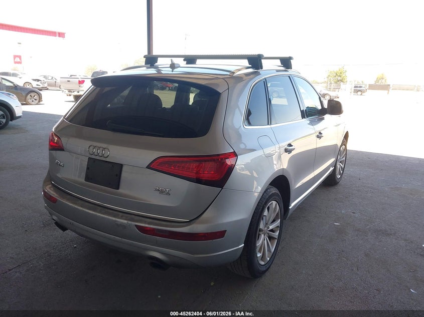 2015 Audi Q5 VIN WA1CFAFP9FA015907 IAAI salvage auction — FRONT END, Salvage Title, sold $1,800 on 2026-07-09 (photo 4)