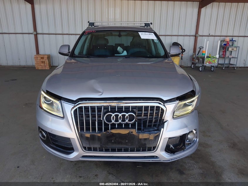 2015 Audi Q5 VIN WA1CFAFP9FA015907 IAAI salvage auction — FRONT END, Salvage Title, sold $1,800 on 2026-07-09 (photo 6)
