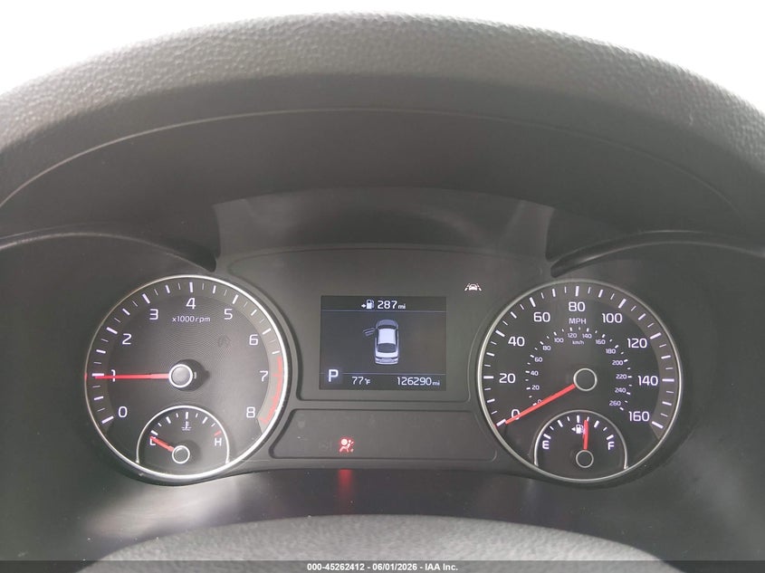 2019 Kia Optima VIN 5XXGT4L37KG376649 IAAI salvage auction — FRONT END, Salvage Title, sold $1,650 on 2026-07-22 (photo 7)