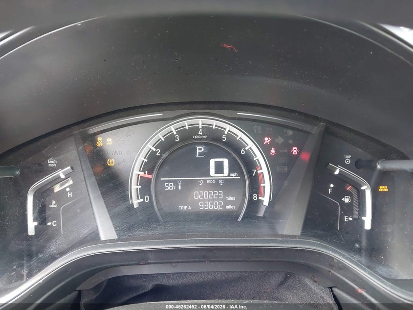 2019 Honda Cr-v VIN 5J6RW6H36KL001334 IAAI salvage auction — FRONT END, Salvage (Oregon), sold $5,400 on 2026-07-31 (photo 7)