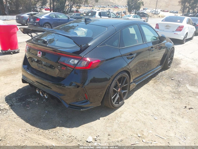 2025 Honda Civic type r VIN JHMFL5G41SX006566 IAAI salvage auction — SIDE, Salvage Title, sold $23,100 on 2026-07-30 (photo 4)