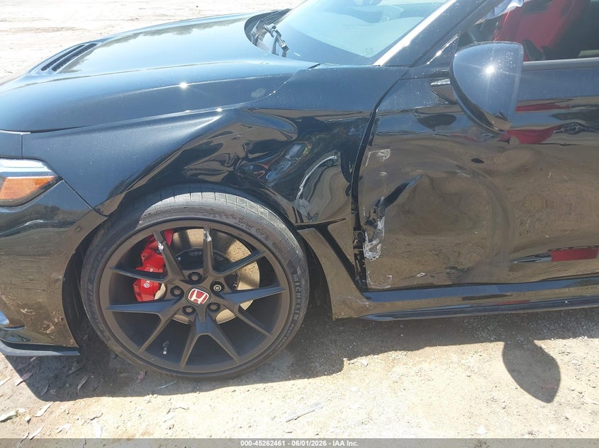 2025 Honda Civic type r VIN JHMFL5G41SX006566 IAAI salvage auction — SIDE, Salvage Title, sold $23,100 on 2026-07-30 (photo 6)