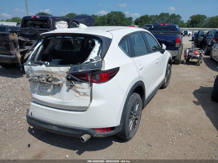 2017 Mazda Cx-5 VIN JM3KFABLXH0124123 IAAI salvage auction — REAR END, Salvage Title, sold $4,250 on 2026-07-14 (photo 4)