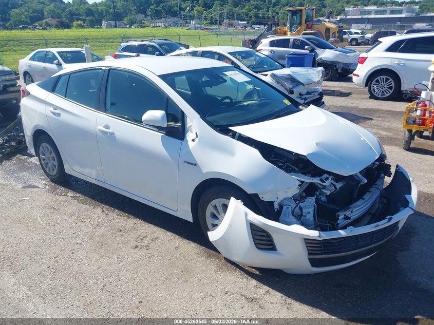 2021 Toyota Prius VIN JTDKAMFU4M3149037 IAAI salvage auction — FRONT END, Salvage Title, sold $6,100 on 2026-07-14 (photo 1)