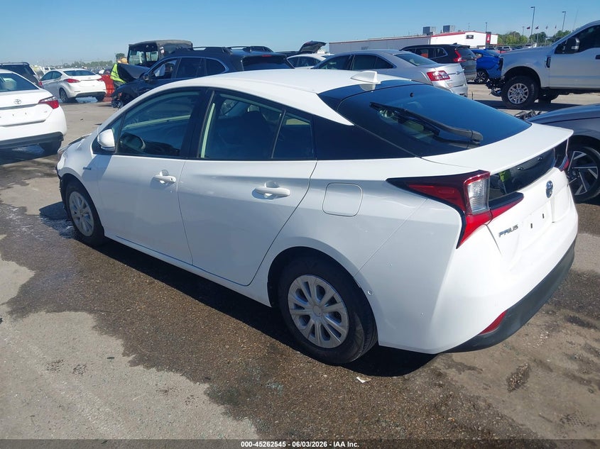 2021 Toyota Prius VIN JTDKAMFU4M3149037 IAAI salvage auction — FRONT END, Salvage Title, sold $6,100 on 2026-07-14 (photo 3)