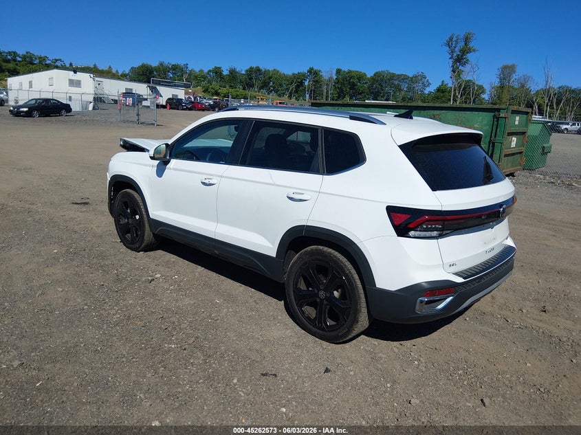 2025 Volkswagen Taos VIN 3VV4C7B26SM014129 IAAI salvage auction — FRONT END, Salvage (New Jersey), sold $7,900 on 2026-08-01 (photo 3)