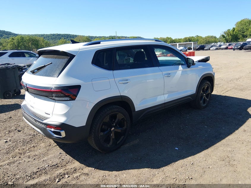 2025 Volkswagen Taos VIN 3VV4C7B26SM014129 IAAI salvage auction — FRONT END, Salvage (New Jersey), sold $7,900 on 2026-08-01 (photo 4)