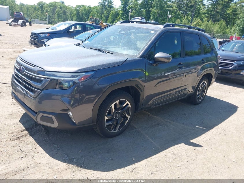 2025 Subaru Forester VIN JF2SLDRC9SH493980 IAAI salvage auction — RIGHT SIDE, Salvage Title, sold $8,600 on 2026-07-10 (photo 2)