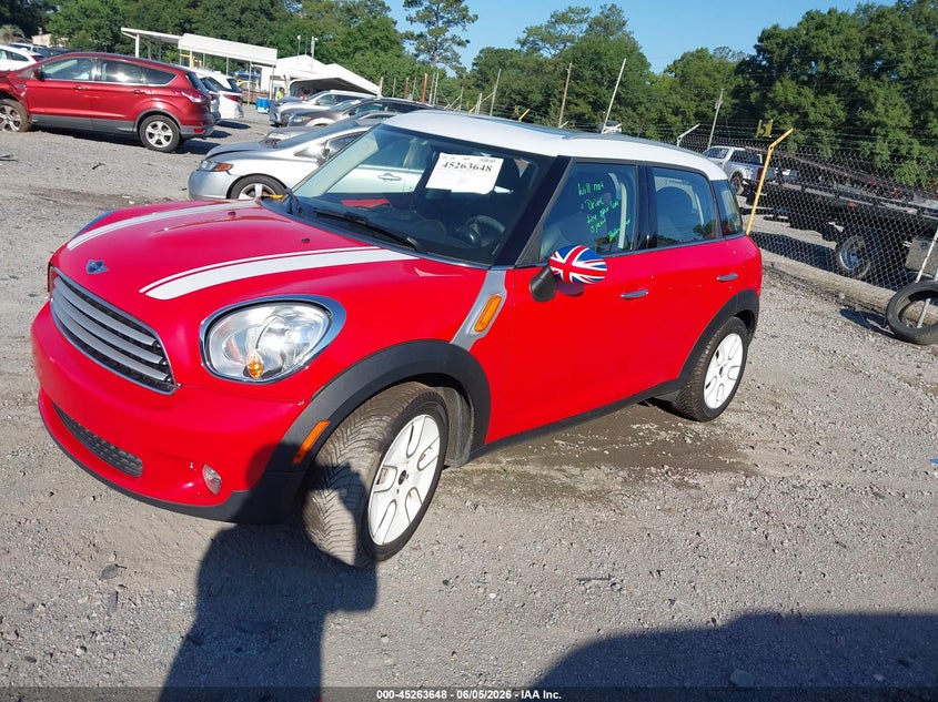 2012 Mini VIN WMWZB3C50CWM04487 IAAI salvage auction — RIGHT SIDE, Salvage Title, sold $525 on 2026-07-14 (photo 2)