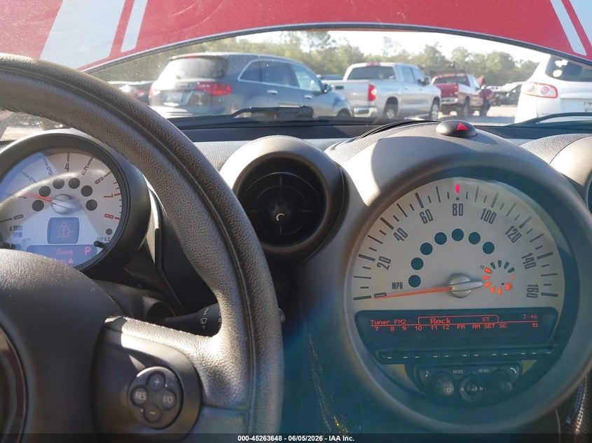 2012 Mini VIN WMWZB3C50CWM04487 IAAI salvage auction — RIGHT SIDE, Salvage Title, sold $525 on 2026-07-14 (photo 7)