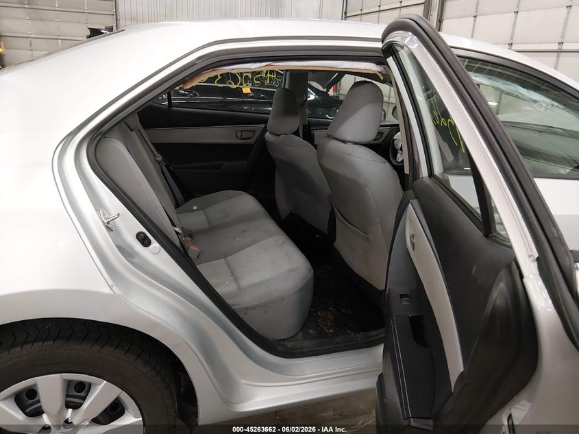 2014 Toyota Corolla VIN 5YFBURHEXEP050340 IAAI salvage auction — FRONT & REAR, Salvage (Minnesota), sold $25 on 2026-07-21 (photo 8)