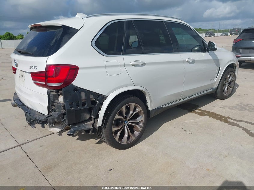 2014 BMW X5 VIN 5UXKR0C55E0K48210 IAAI salvage auction — REAR END, Original (Texas), sold $4,700 on 2026-07-31 (photo 4)