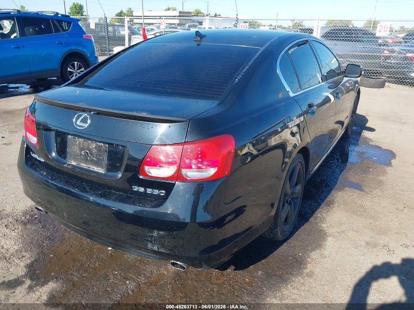 2008 Lexus Gs VIN JTHBE96S680029438 IAAI salvage auction — LEFT SIDE, Salvage (California), sold $1,650 on 2026-07-15 (photo 4)