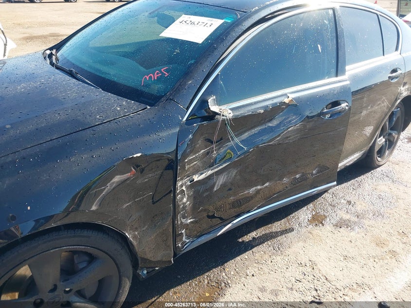 2008 Lexus Gs VIN JTHBE96S680029438 IAAI salvage auction — LEFT SIDE, Salvage (California), sold $1,650 on 2026-07-15 (photo 6)