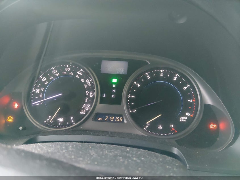 2006 Lexus Is VIN JTHBK262X62018637 IAAI salvage auction — NORMAL WEAR, Clear (Florida), sold $225 on 2026-07-15 (photo 7)