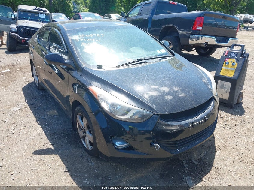 2013 Hyundai Elantra VIN KMHDH4AE4DU656630 IAAI salvage auction — NORMAL WEAR, Clear (New York), sold $425 on 2026-07-14 (photo 6)