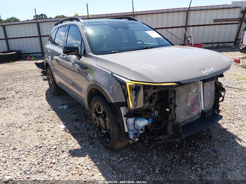 2024 Kia Sorento VIN 5XYRKDJFXRG283445 IAAI salvage auction — FRONT END, Salvage Title, sold $13,500 on 2026-07-25 (photo 1)