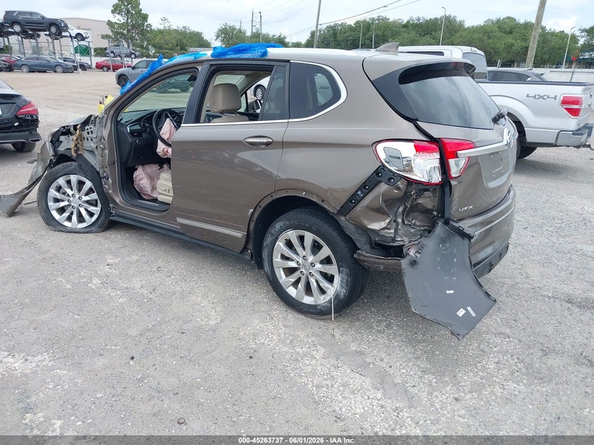 2017 Buick Envision VIN LRBFXBSA6HD042005 IAAI salvage auction — RIGHT SIDE, Salvage Title, sold $1,175 on 2026-07-07 (photo 3)