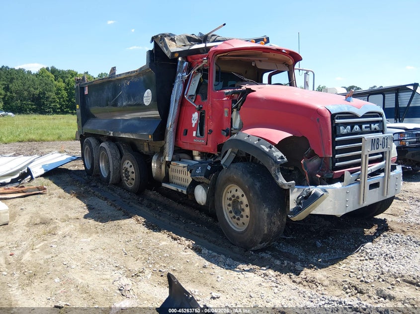 2014 Mack 700 gu700 VIN 1M2AX04C0EM019227 IAAI salvage auction — ALL OVER, Salvage (South Carolina), sold $10,350 on 2026-07-22 (photo 1)