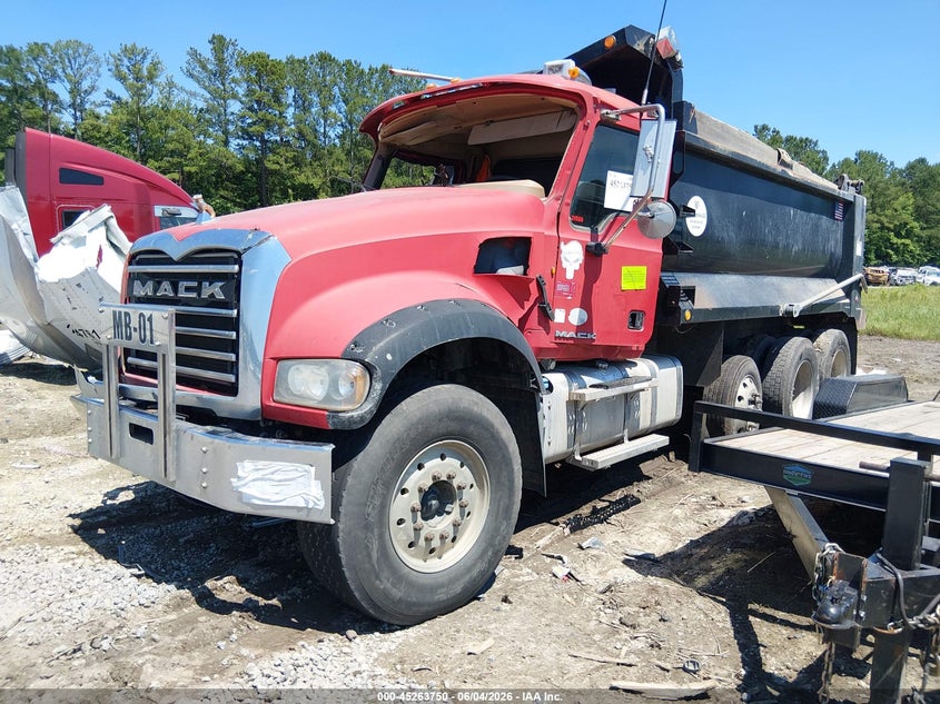 2014 Mack 700 gu700 VIN 1M2AX04C0EM019227 IAAI salvage auction — ALL OVER, Salvage (South Carolina), sold $10,350 on 2026-07-22 (photo 2)