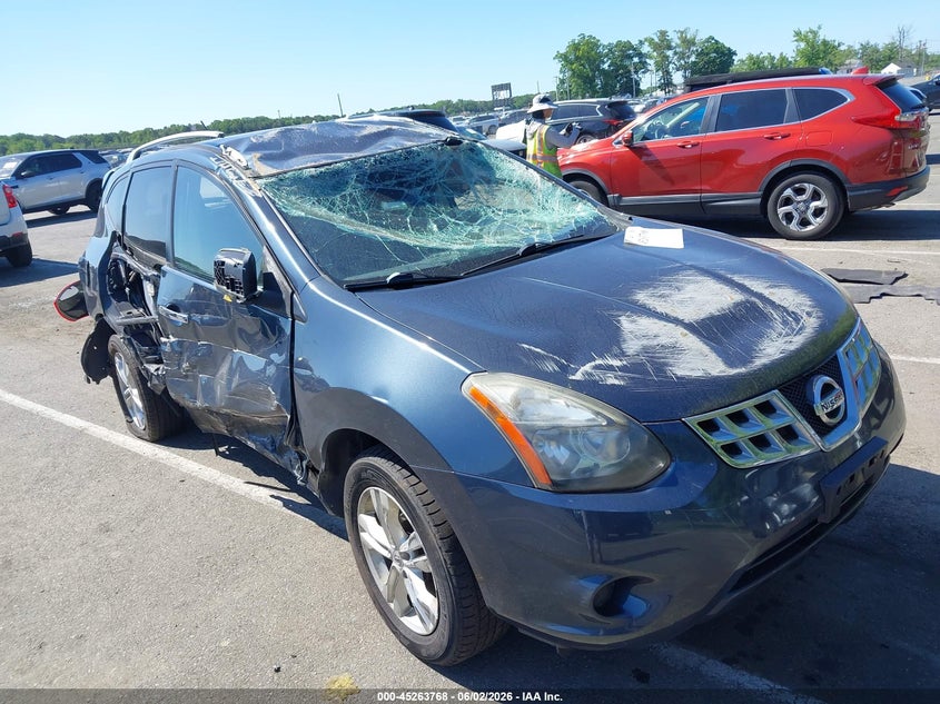 2015 Nissan Rogue VIN JN8AS5MV3FW751976 IAAI salvage auction — ROLLOVER, Salvage Title, sold $600 on 2026-07-20 (photo 1)