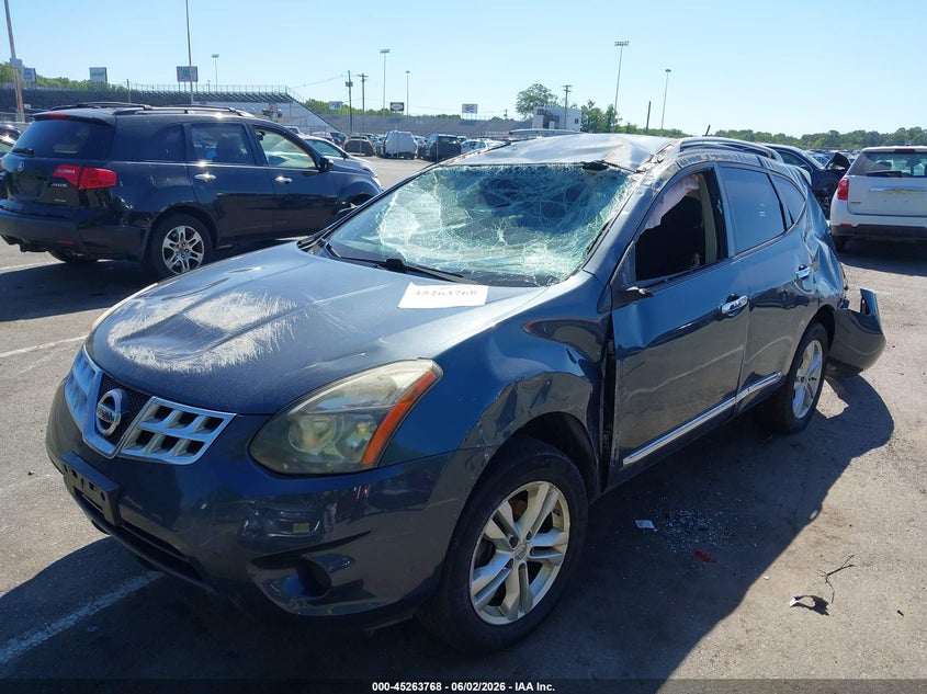2015 Nissan Rogue VIN JN8AS5MV3FW751976 IAAI salvage auction — ROLLOVER, Salvage Title, sold $600 on 2026-07-20 (photo 2)