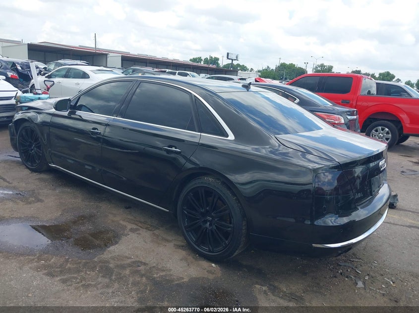 2014 Audi A8 VIN WAURGAFD3EN002481 IAAI salvage auction — FRONT END, Salvage Title, sold $1,100 on 2026-07-29 (photo 3)