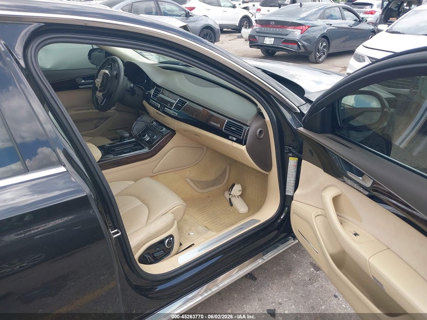 2014 Audi A8 VIN WAURGAFD3EN002481 IAAI salvage auction — FRONT END, Salvage Title, sold $1,100 on 2026-07-29 (photo 5)
