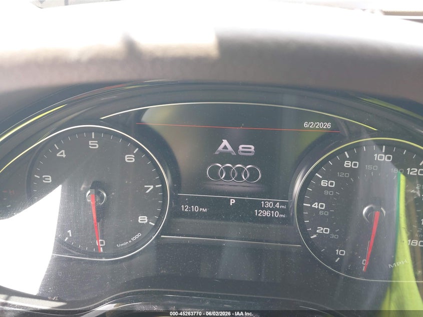 2014 Audi A8 VIN WAURGAFD3EN002481 IAAI salvage auction — FRONT END, Salvage Title, sold $1,100 on 2026-07-29 (photo 7)