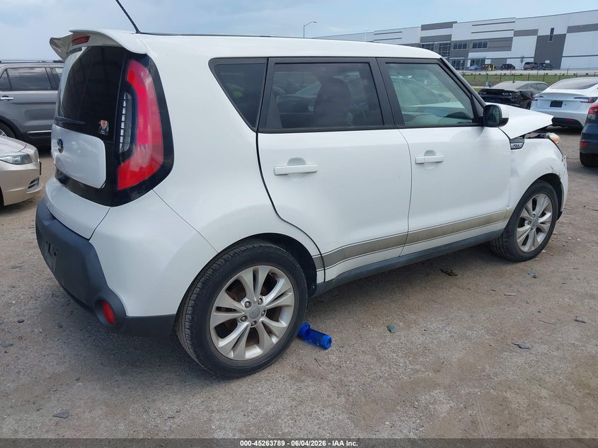 2015 Kia Soul VIN KNDJP3A54F7117821 IAAI salvage auction — FRONT END, Salvage Title, sold $25 on 2026-07-21 (photo 4)