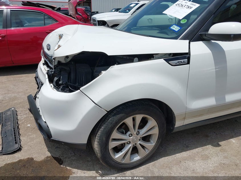 2015 Kia Soul VIN KNDJP3A54F7117821 IAAI salvage auction — FRONT END, Salvage Title, sold $25 on 2026-07-21 (photo 6)