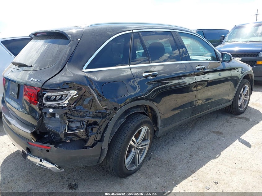 2022 Mercedes-benz Glc VIN W1N0G8EB1NG063782 IAAI salvage auction — RIGHT REAR, Salvage Title, sold $11,900 on 2026-07-09 (photo 6)